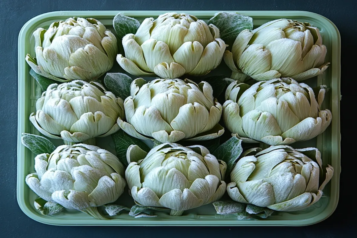 Frozen artichoke hearts