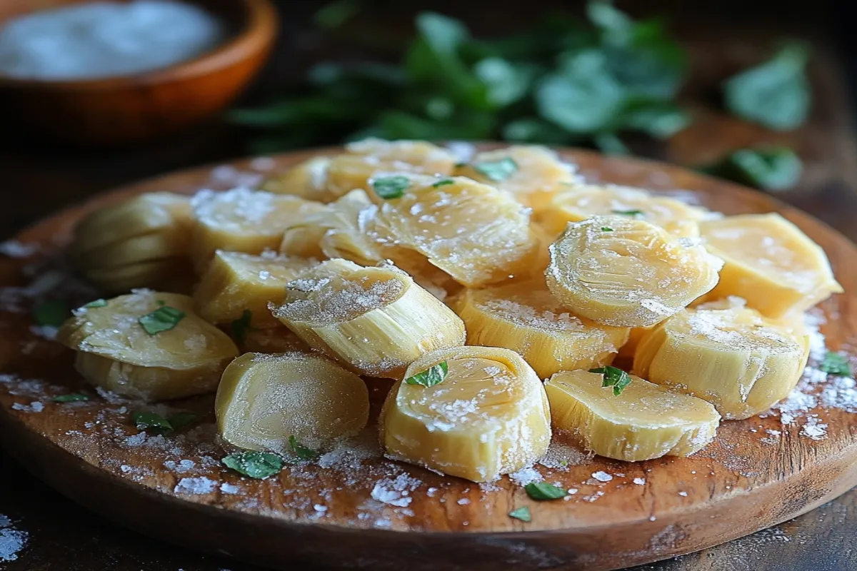 Frozen artichoke hearts